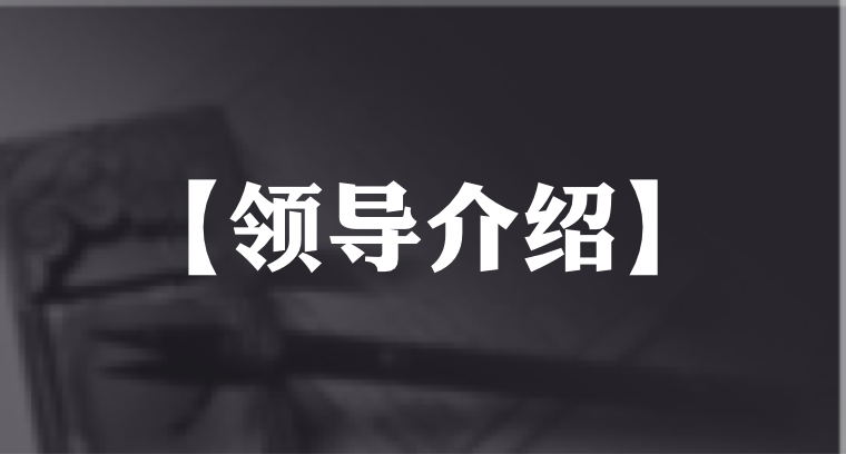 領(lǐng)導(dǎo)介紹