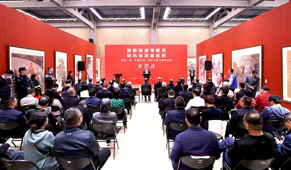 “凝心鑄魂強根基、團結奮進新征程”暨第三屆“風雨同舟”民革全國書畫作品展在京開幕