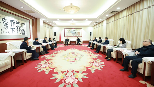 鄭建邦會見中共北京市委統(tǒng)戰(zhàn)部部長一行