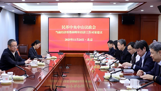 民革中央召開中山議政會 聚焦“當前經濟形勢和明年經濟工作對策建議”